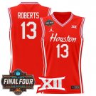 Houston Cougars 2025 #13 J'Wan Roberts Red Swingman Player
