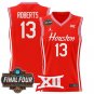 Houston Cougars 2025 #13 J'Wan Roberts Red Swingman Player
