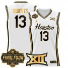 Houston Cougars 2025 #13 J'Wan Roberts White Gold Swingman Player