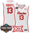 Houston Cougars 2025 #13 J'Wan Roberts White Swingman Player