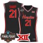 Houston Cougars 2025 #21 Emanuel Sharp Black Swingman Player