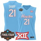Houston Cougars 2025 #21 Emanuel Sharp Blue  Swingman Player