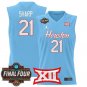 Houston Cougars 2025 #21 Emanuel Sharp Blue  Swingman Player