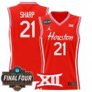 Houston Cougars 2025 #21 Emanuel Sharp Red Swingman Player