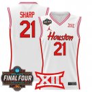 Houston Cougars 2025 #21 Emanuel Sharp White Swingman Player