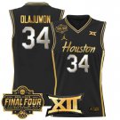 Houston Cougars 2025 #34 Hakeem Olajuwon Black Gold Swingman Player