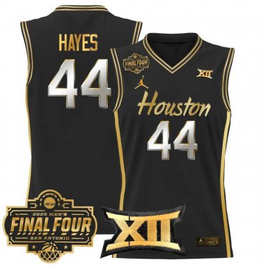 Houston Cougars 2025 #44 Elvin Hayes Black Gold Swingman Player