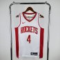 Houston Rockets Basketball #4 Jalen Green White Swingman Player