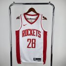 Houston Rockets Basketball #28 Alperen Sengun White Swingman Player