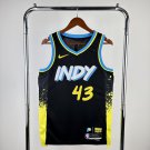 Indiana Pacers Basketball #43 Pascal Siakam Black Swingman Player