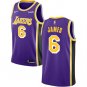 Lakers #6 LeBron James Purple Swingman Statement Edition