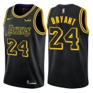 Lakers #24 Kobe Bryant Black Swingman City Edition