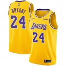 Lakers #24 Kobe Bryant Gold Swingman Icon Edition