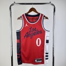 Los Angeles Clippers Basketball #0 Russell Westbrook Red Swingman Player
