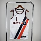 Los Angeles Clippers Basketball #1 James Harden White Swingman Player