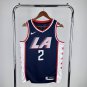 Los Angeles Clippers Basketball #2  Kawhi Leonard Navy Swingman Player