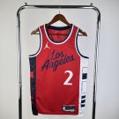 Los Angeles Clippers Basketball #2 Kawhi Leonard Red Swingman Player
