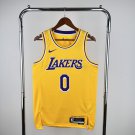 Los Angeles Lakers Basketball #0 Russell Westbrook 2024 Swingman Yellow
