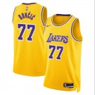 Los Angeles Lakers Basketball #77 Luka Dončić Yellow Swingman Player