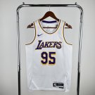 Los Angeles Lakers Basketball #95 Juan Toscano White Swingman Player
