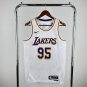 Los Angeles Lakers Basketball #95 Juan Toscano White Swingman Player