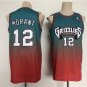 Memphis Grizzlies #12 Ja Morant Teal Red Throwback basketball