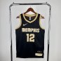 Memphis Grizzlies Basketball #12 Ja Morant Black 2024 Swingman