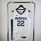 Memphis Grizzlies Basketball #22 Desmond Bane White Swingman Player