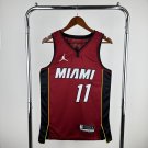Miami Heat Basketball #11 Jaime Jaquez Jr. Red Swingman Player