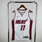 Miami Heat Basketball #11 Jaime Jaquez Jr. White Red Swingman Player