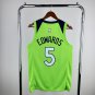 Minnesota Timberwolves Basketball #5 Anthony Edwards Light Green Swingman Player
