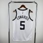 Minnesota Timberwolves Basketball #5 Anthony Edwards White Swingman Player