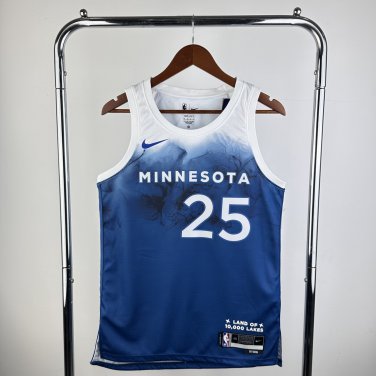 Minnesota Timberwolves Basketball #25 Derrick Rose Swingman Player