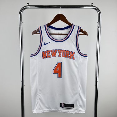 New York Knicks Basketball #4 Derrick Rose White Swingman Player