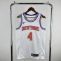 New York Knicks Basketball #4 Derrick Rose White Swingman Player