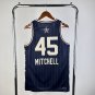 New York Knicks Basketball #45 Donovan Mitchell Navy All Star
