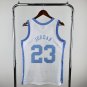 North Carolina Basketball #23 Michael Jordan White Swingman Player