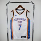 Oklahoma City Thunder #7 Chet Holmgren White Swingman Player