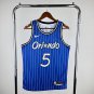 Orlando Magic Basketball #5 Paolo Banchero Blue  Swingman Player