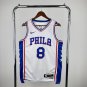 Philadelphia 76ers Basketball #8 De'Anthony Melton White 2024 Swingman