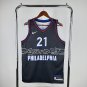 Philadelphia 76ers Basketball #21 Joel Embiid 2024 Swingman