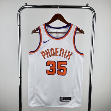 Phoenix Suns Basketball #35 Kevin Durant White Swingman Player