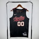 Portland Trail Blazers Basketball #00 Scoot Henderson Black Swingman Player