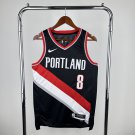 Portland Trail Blazers Basketball #8 Deni Avdija 2024 Swingman