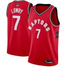 Raptors #7 Kyle Lowry Red Finals Bound Swingman Icon Edition