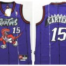Raptors #15 Vince Carter Purple Throwback Stitched