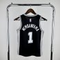 San Antonio Spurs Basketball #1 Victor Wembanyama Black Swingman Player