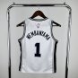 San Antonio Spurs Basketball #1 Victor Wembanyama White Swingman Player