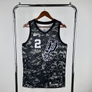 San Antonio Spurs Basketball #2 Kawhi Leonard Black 2024 Swingman Player