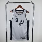 San Antonio Spurs Basketball #9 Tony Parker Gray 2024 Swingman Player